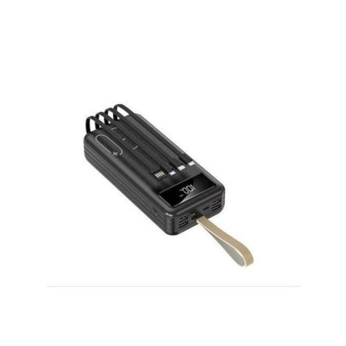 30000mAh fast charging 4 way powerbank with Light - Black - Image 2